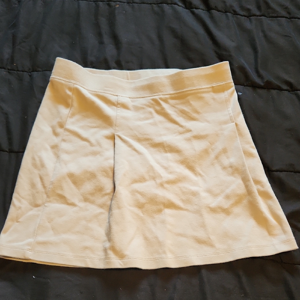 Beige A-Line Women's Skirt
